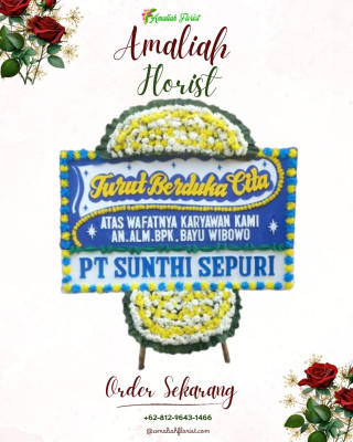 Papan Bunga Duka di Balerejo
