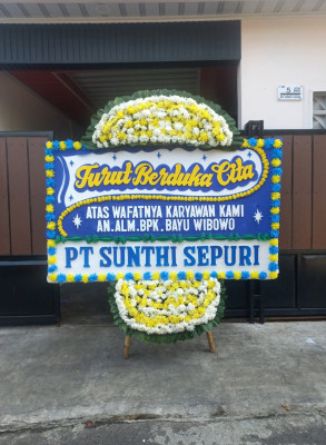 Papan Bunga Duka di Balerejo